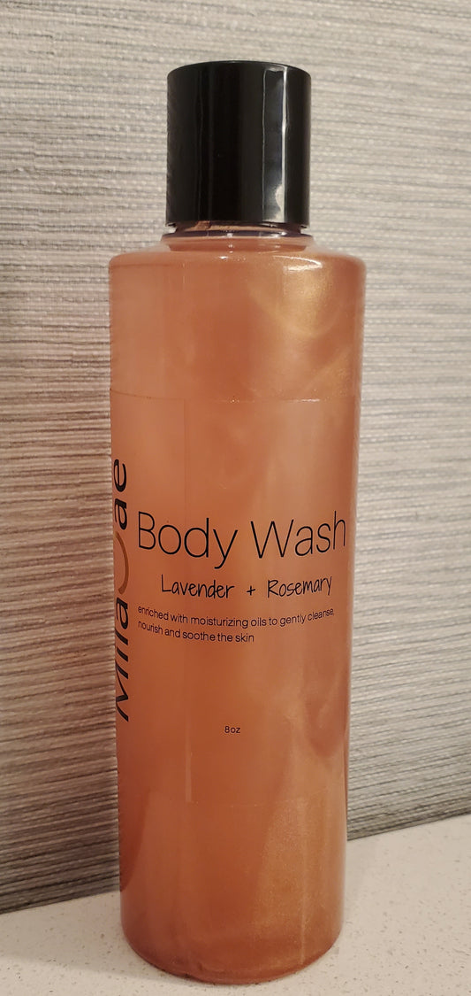 Lavender Rosemary Body Wash (w/Tea Tree Oil)