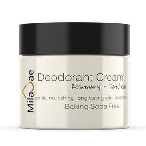 Rosemary + Patchouli Deodorant Cream