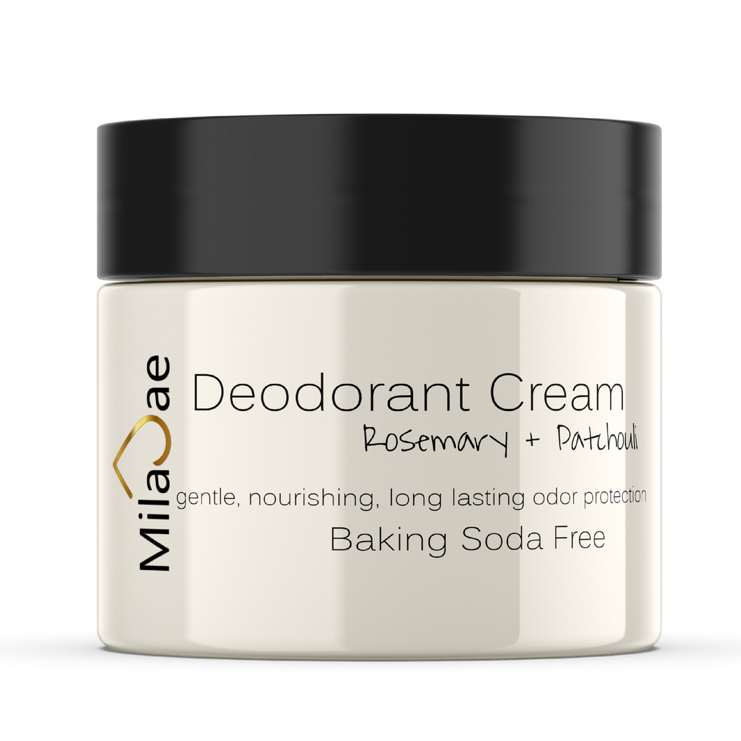 Rosemary + Patchouli Deodorant Cream