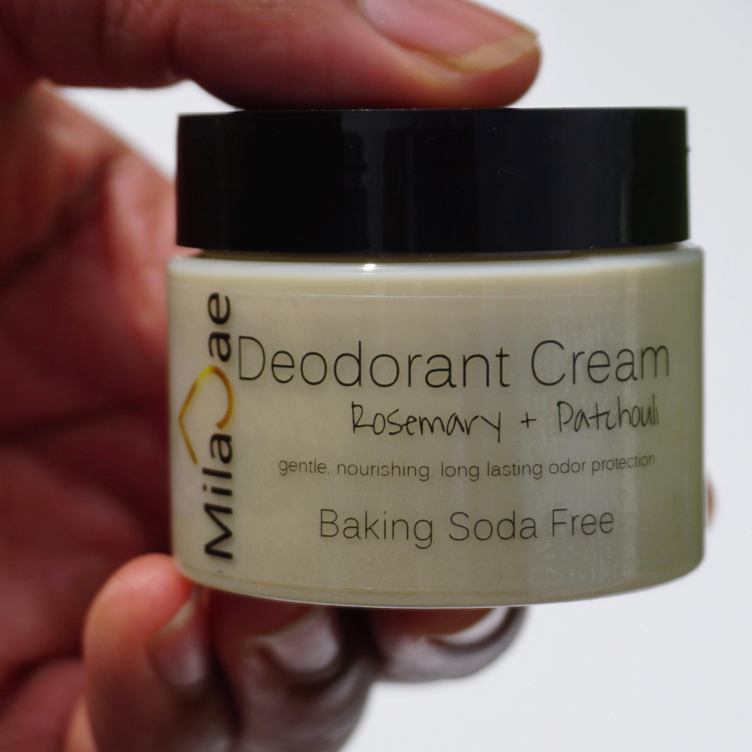 Rosemary + Patchouli Deodorant Cream